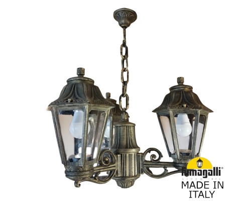 Подвесной уличный светильник FUMAGALLI SICHEM/ANNA 3L E22.120.S30.BXE27