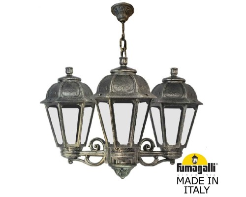 Подвесной уличный светильник FUMAGALLI SICHEM/SABA 3L K22.120.S30.BXE27