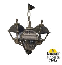 Подвесной уличный светильник (ЛЮСТРА) FUMAGALLI SICHEM/CEFA 3L U23.120.S30.BXE27