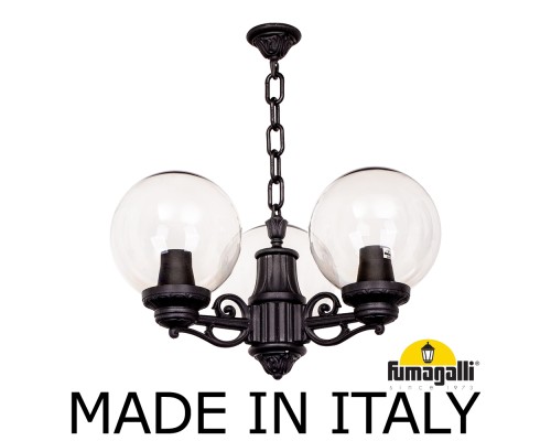Подвесной уличный светильник FUMAGALLI SICHEM/G250 3L. G25.120.S30.AXE27