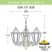 Подвесной уличный светильник FUMAGALLI SICHEM/RUT 3L (люстра) E26.120.S30.WXE27