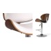 Барный стул Lounge Bar Stool белый ImperiumLoft