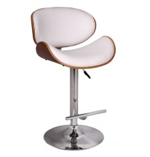 Барный стул Lounge Bar Stool белый ImperiumLoft