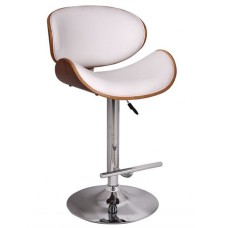 Барный стул Lounge Bar Stool белый ImperiumLoft
