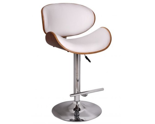 Барный стул Lounge Bar Stool белый ImperiumLoft