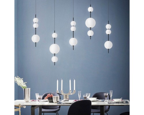 Подвесной светильник White beads Pendant D50 ImperiumLoft