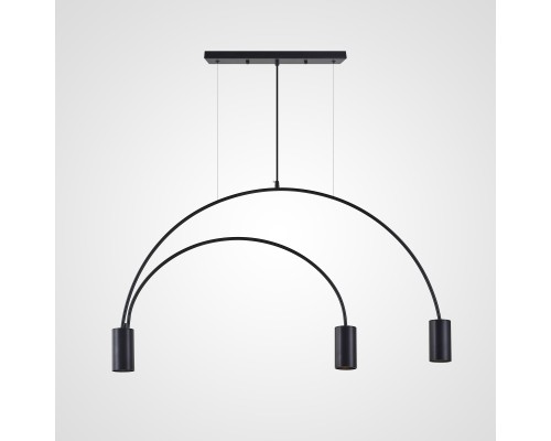 Подвесной светильник ARC 3 Black ImperiumLoft