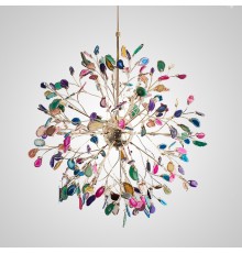 Люстра на штанге AGATE 8 L18 Multicolor ImperiumLoft