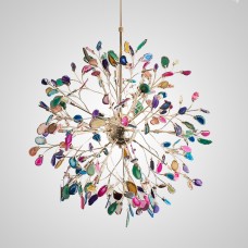 Люстра на штанге AGATE 8 L18 Multicolor ImperiumLoft