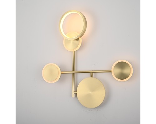 Настенный светильник ZINGY D Brass ImperiumLoft