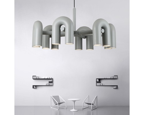 Подвесная люстра FANNY 8 Black ImperiumLoft