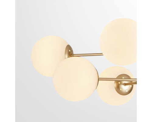 Люстра на штанге ROUNDI BRASS L8 ImperiumLoft