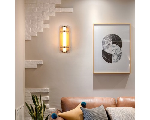 Настенный светильник LURE Янтарный ImperiumLoft