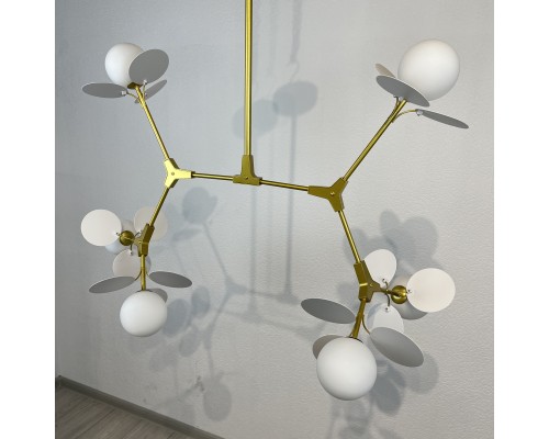 Люстра на штанге Light of MATISSE M L95 White ImperiumLoft