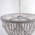 Подвесная люстра RH Anselme White Wood Weathered Chandelier