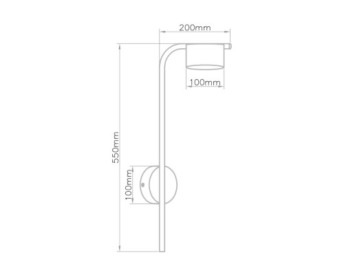 Настенный светильник PATSY H80 Light brown ImperiumLoft