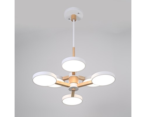 Люстра на штанге TURNA DBL L6 White ImperiumLoft