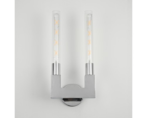 Бра CANELLE wall lamp DOUBLE Sconces Chrome ImperiumLoft