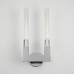Бра CANELLE wall lamp DOUBLE Sconces Chrome ImperiumLoft