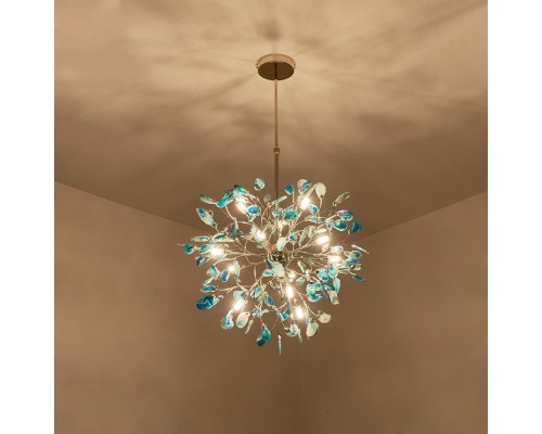 Люстра на штанге AGATE 8 L18 Multicolor ImperiumLoft