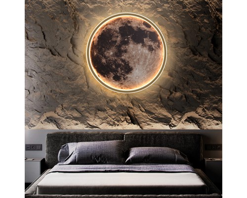 Настенный светильник COSMOS B ЛУНА D100 Трехцветный свет ImperiumLoft