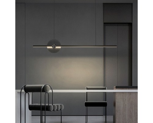 Реечный, рядный светильник ZVI L100 Black ImperiumLoft