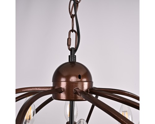 Подвесная люстра Cagie Dark chocolate L8 ImperiumLoft