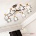 Потолочная люстра CORF B3 Black 8 lamps ImperiumLoft
