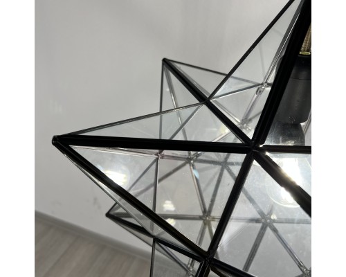 Люстра Black Star Clear Glass 20 см ImperiumLoft