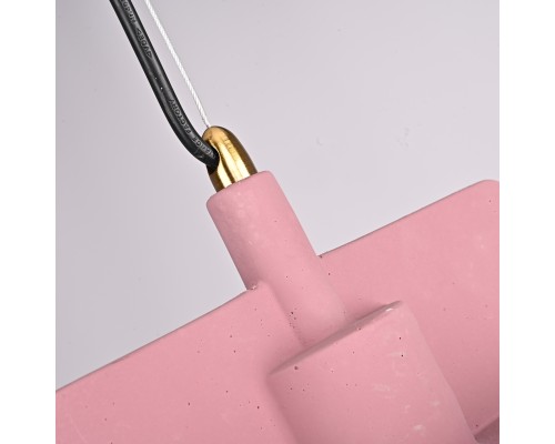 Подвесной бетонный светильник SKOVL A терракот