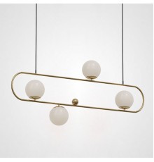 Подвесной реечный светильник HOOP L120 Bronze ImperiumLoft