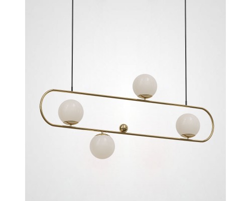 Подвесной реечный светильник HOOP L120 Bronze