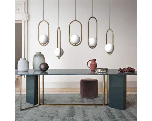 Подвесной светильник Matthew McCormick hoop 50 Silver MILA Pendant