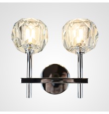 Бра  Boule de Cristal Double Sconce Chrome ImperiumLoft