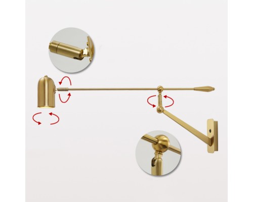 Настенный светильник ALEX Black ImperiumLoft