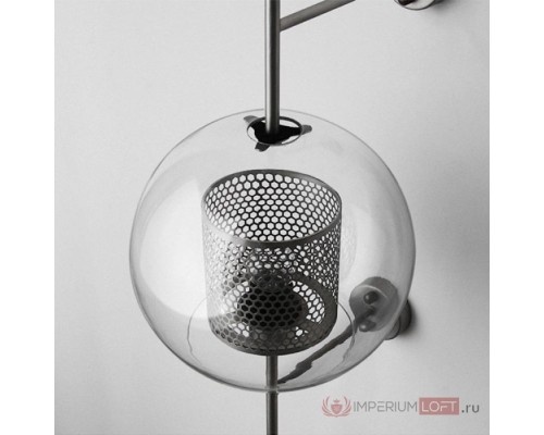 Настенный светильник CATCH WALL ball L58 stell ImperiumLoft