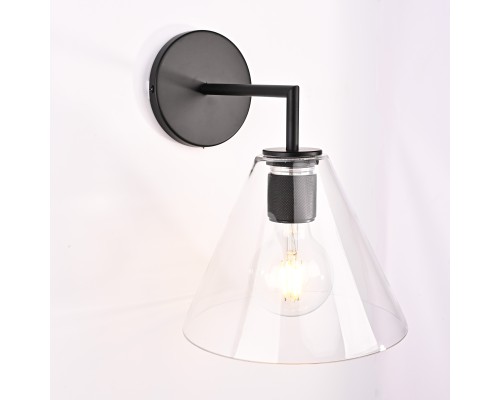 Бра RH Utilitaire Funnel Shade Single Sconce Black