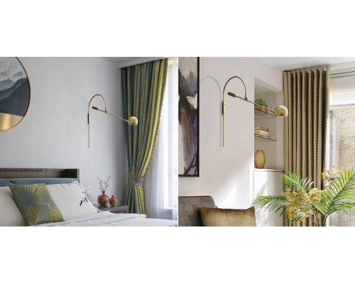 Бра Restoration Hardware ORBITER II Wall lamp Brass ImperiumLoft