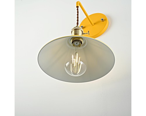 Бра с подвесным плафоном BRAID WALL Yellow