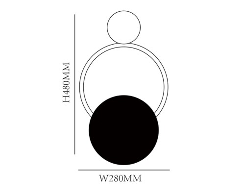 Настенный светильник LEX Ring ImperiumLoft