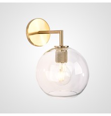 Бра RH Utilitaire Globe Shade Single Sconce Brass ImperiumLoft