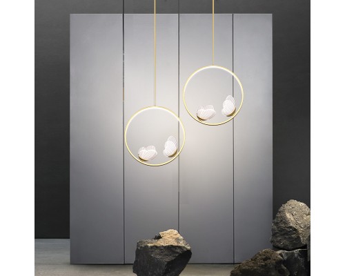 Подвесной светильник BABETTA RING 1 brass 4000К