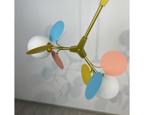 Люстра на штанге Light of MATISSE M L95 Multicolored ImperiumLoft