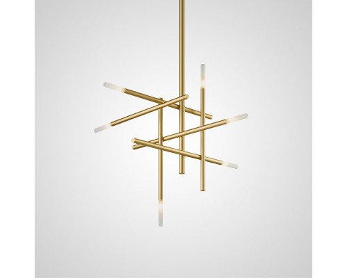 Люстра на штанге TRAVERSE H90 Gold ImperiumLoft