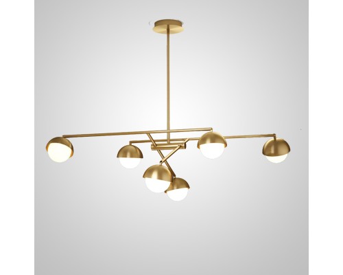 Люстра на штанге KENDALL L10 Black Gold ImperiumLoft