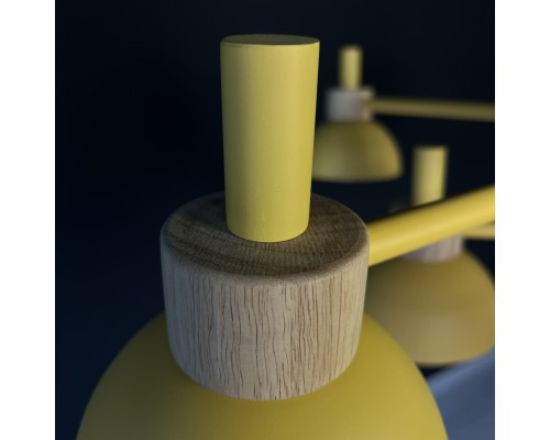 Люстра на штанге FANTA A 8 lights Yellow