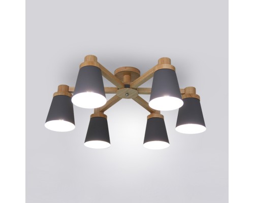 Потолочная люстра PROP 8 Grey ImperiumLoft