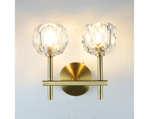 Бра Boule de Cristal Double Sconce Brass