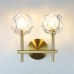 Бра Boule de Cristal Double Sconce Brass