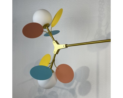 Люстра на штанге Light of MATISSE M L120 Multicolored ImperiumLoft